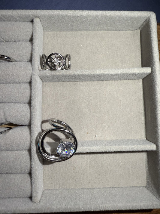 Bague argenté